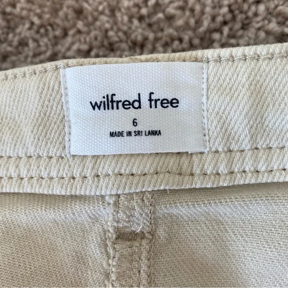Aritzia Wilfred Free Modern Utility Pant in Gd Birch Size 6 - Picture 8 of 13
